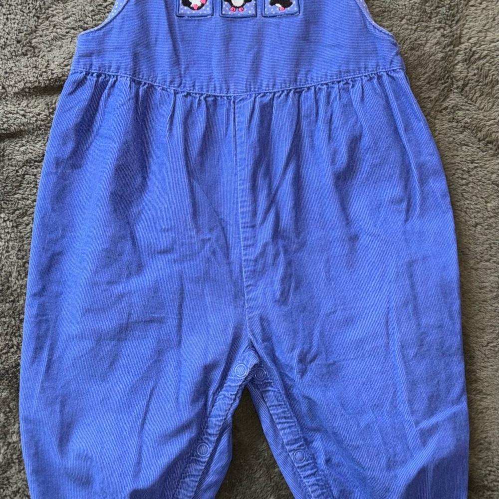 Vintage Gymboree Arctic Adventure Penguin Overalls
